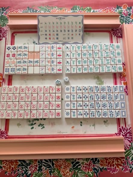 Bam Bird Boutique Classic Tiles, Rose