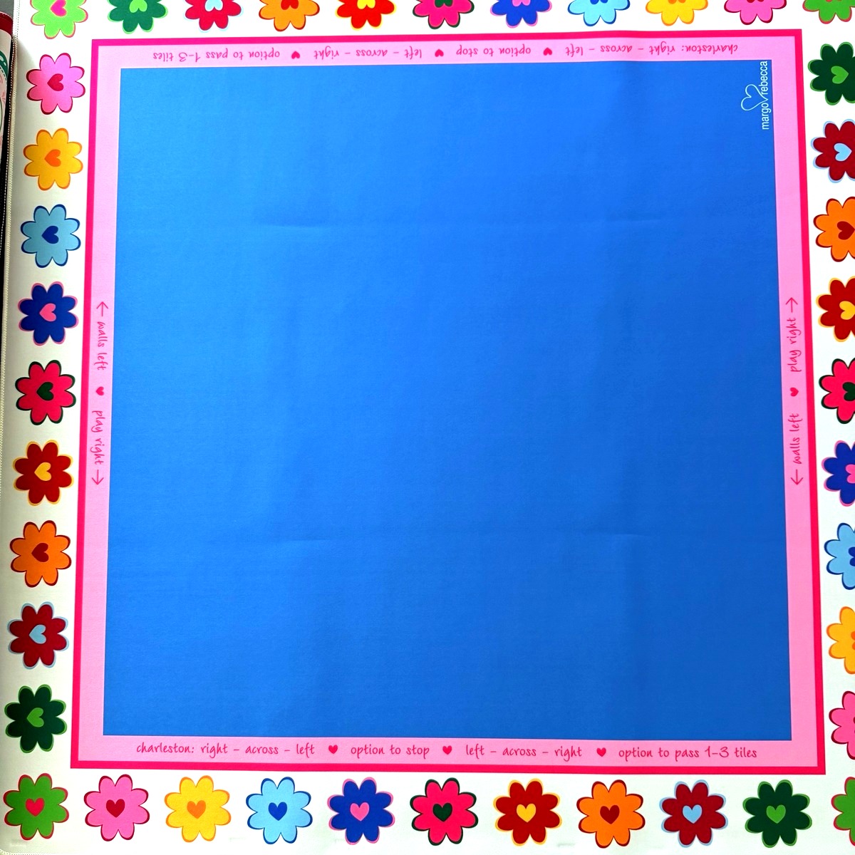 Electric Flower Mahjong Mat